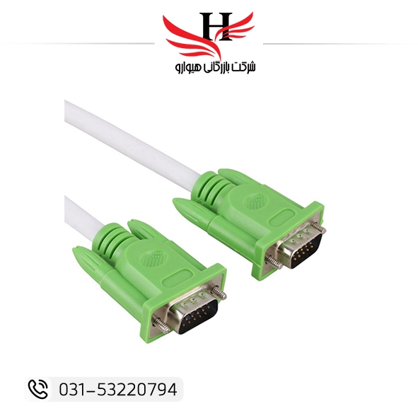 کابل تصویر ایکس پی VGA XP 10 متری مدل 3+4 مناسب اتصال مانیتور و ویدئو پروژکتور با کیفیت تصویر پایدار و بدون نویز